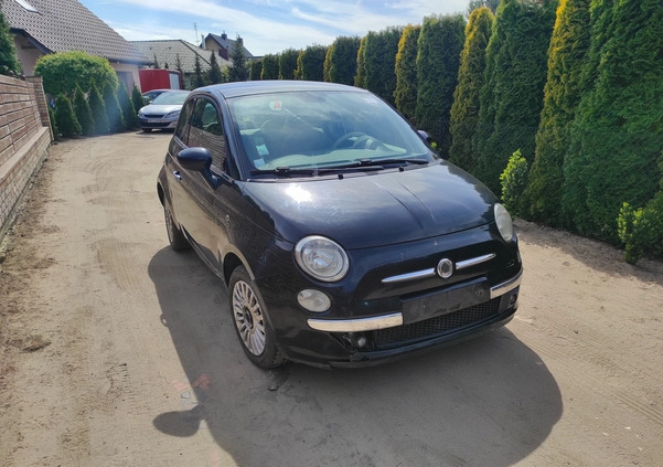 Fiat 500 cena 10000 przebieg: 142000, rok produkcji 2008 z Wągrowiec małe 16